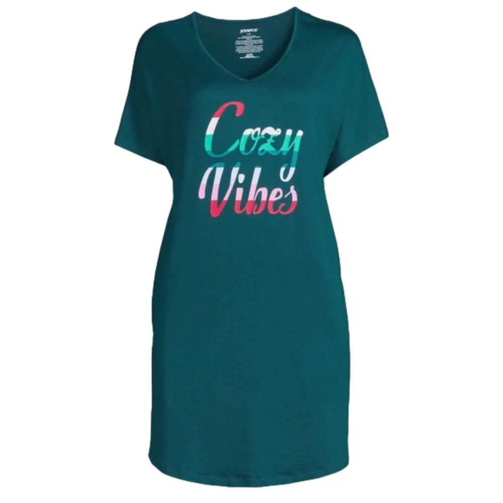 Joyspun Pajamas oversized sleep shirt Cozy Vibes. Several sizes available. - Picture 1 of 4